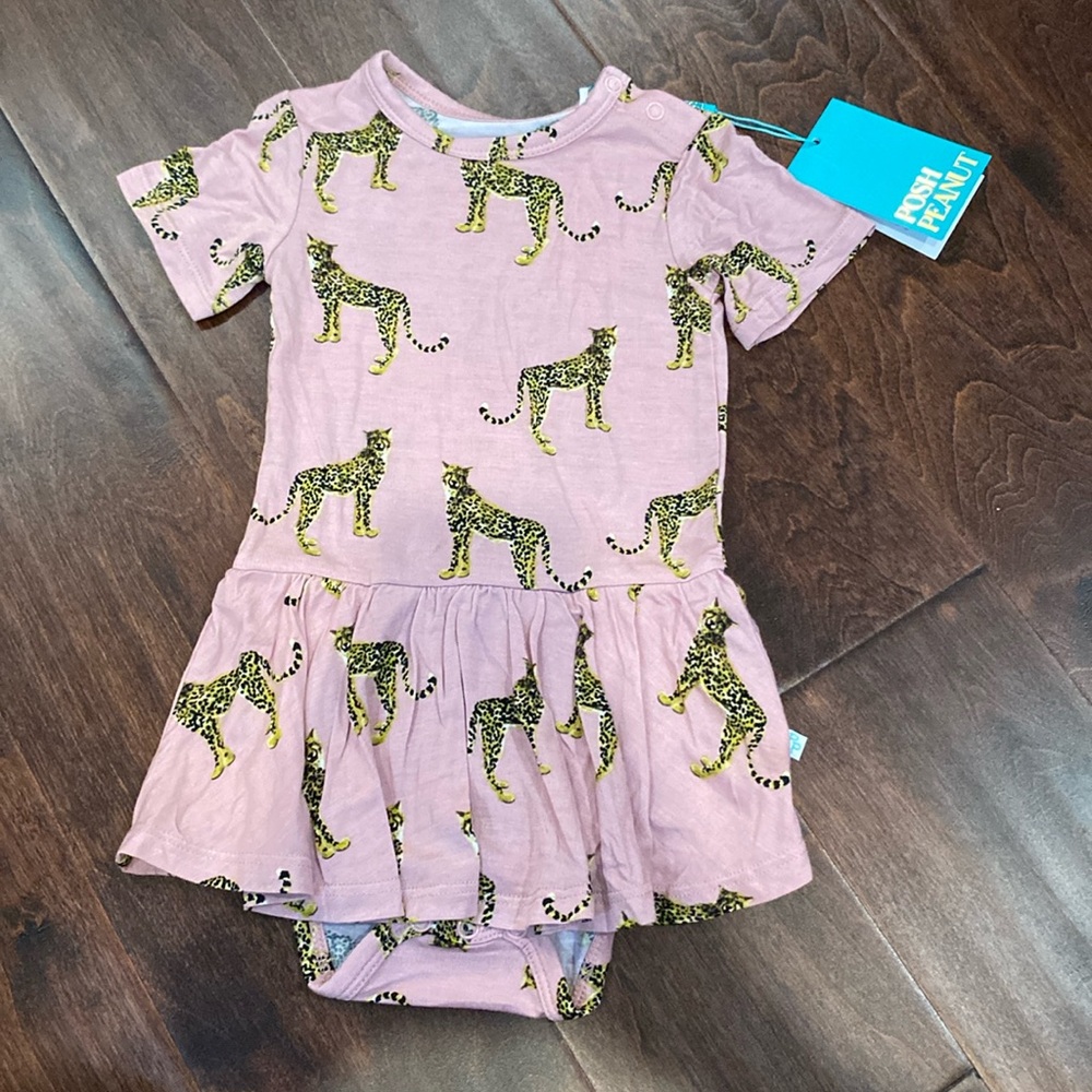Posh Peanut Pink Leopard Print Casual Dress
